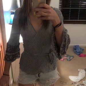 Boutique wrap around top